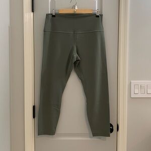 Lululemon Align High Rise Leggings 25” Size 14 Light Green Like New